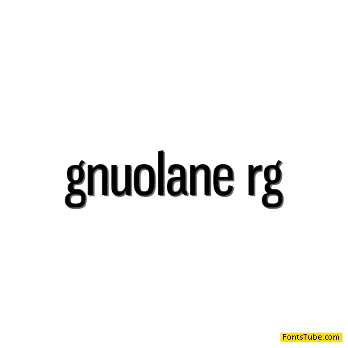 Gnuolane Font