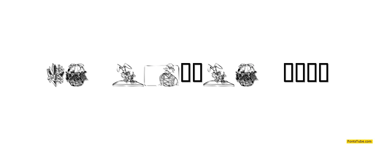 KR Easter 2002 Font