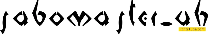 Sabomaster-Uh! Font