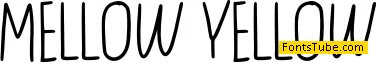 Mellow Yellow Font