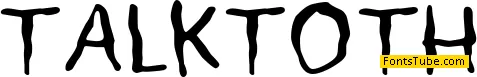 Talk to the hand Font