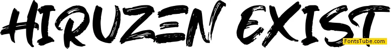 Hiruzen Exist Font