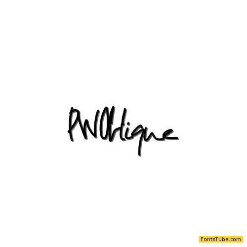 PWOblique Font