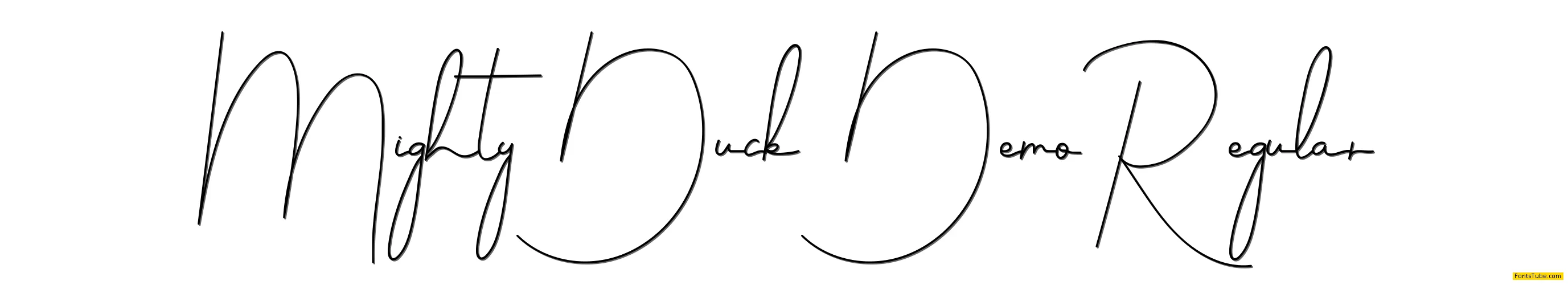 Mighty Duck Demo Font