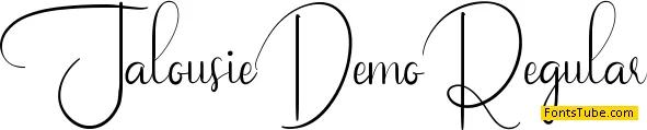 Jalousie Demo Font