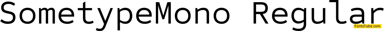 Sometype Mono Font Family
