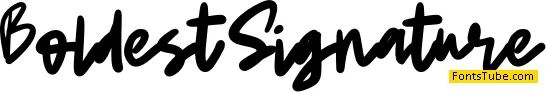 Boldest Signature