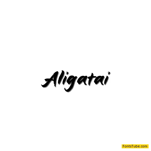 Aligatai Font