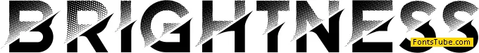 Brightness Font