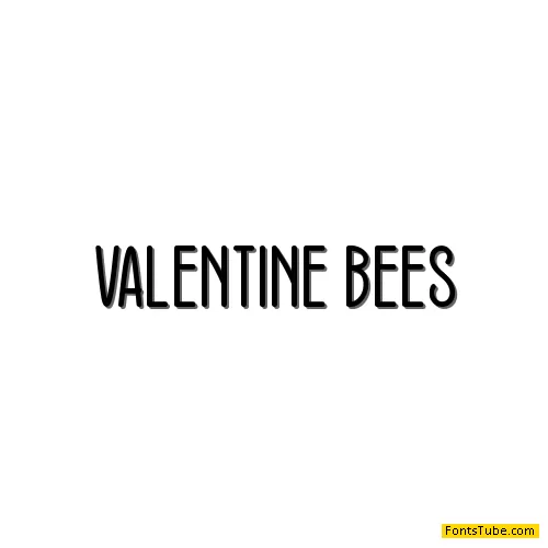 Valentine Bees Font