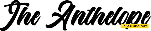 The Anthelope Font