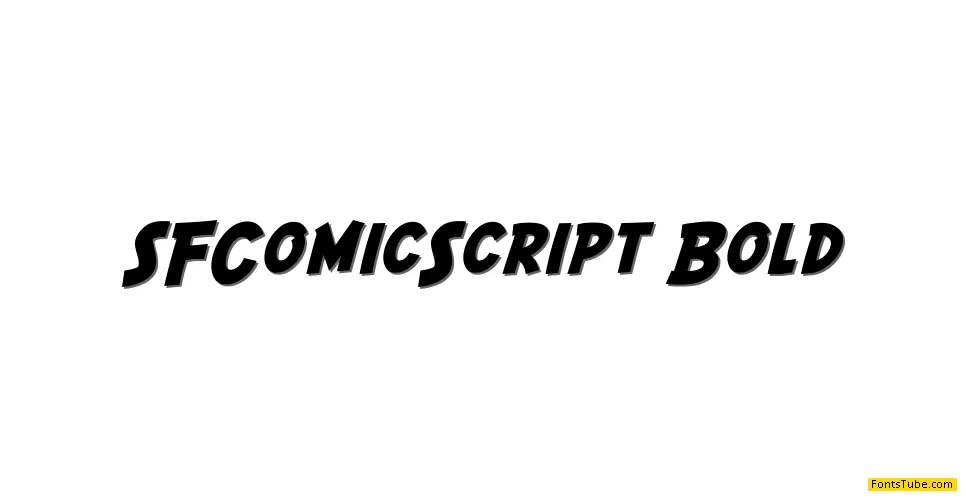 SF Comic Script Font Family