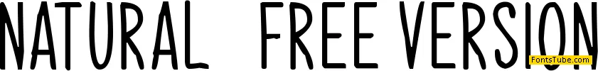 Natural - Free Version Font