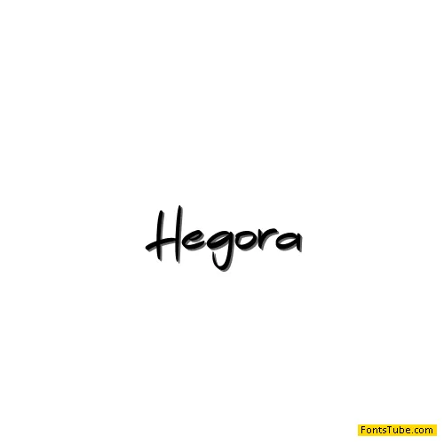 Hegora FREE Font