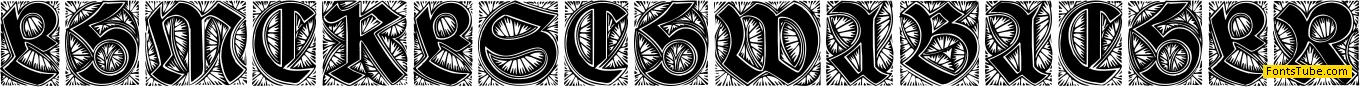 Ehmcke-Schwabacher Initialen Font