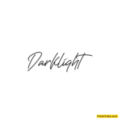 Darklight Font