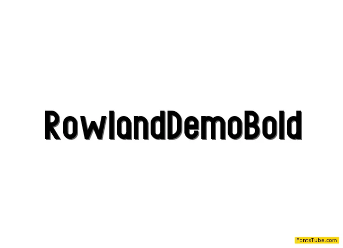 Rowland Demo Font Family