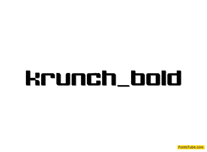Krunch Font Family