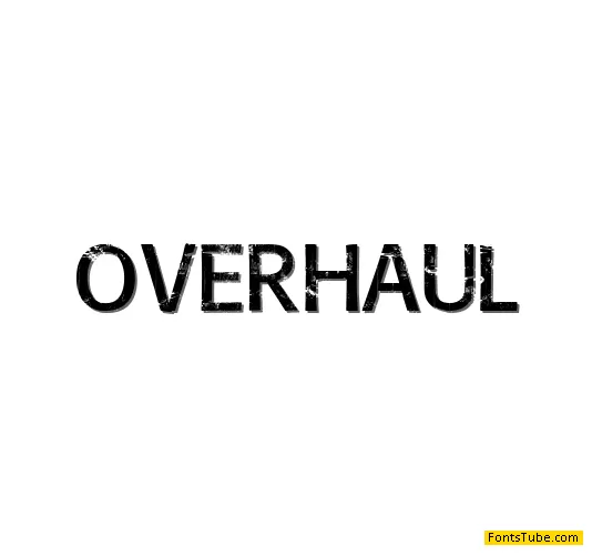 Overhaul Font