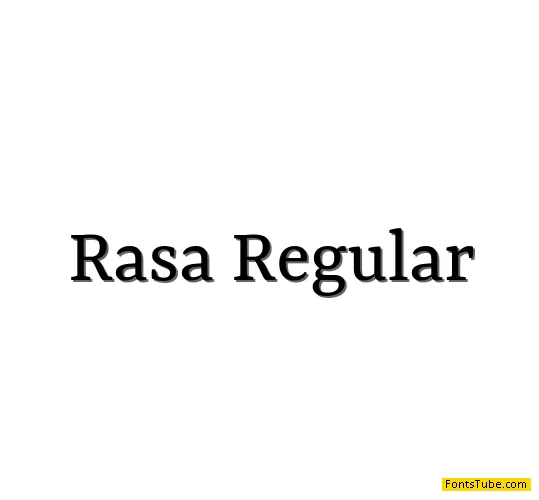 Rasa Font Family