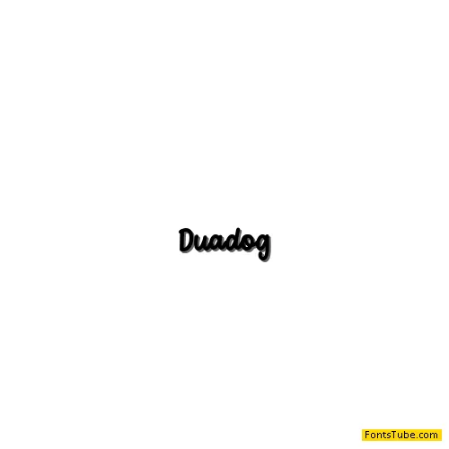 Duadog Font
