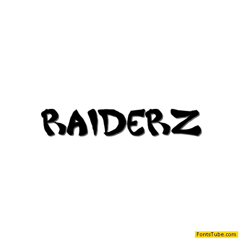 Raiderz Font
