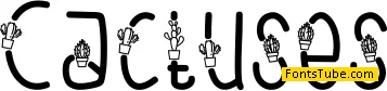Cactuses Font