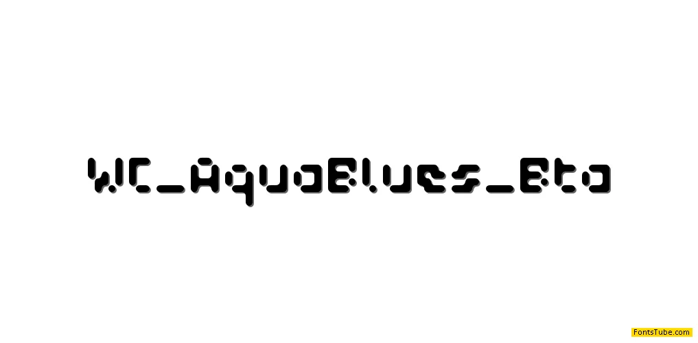 WC_AquaBlues_Bta Font