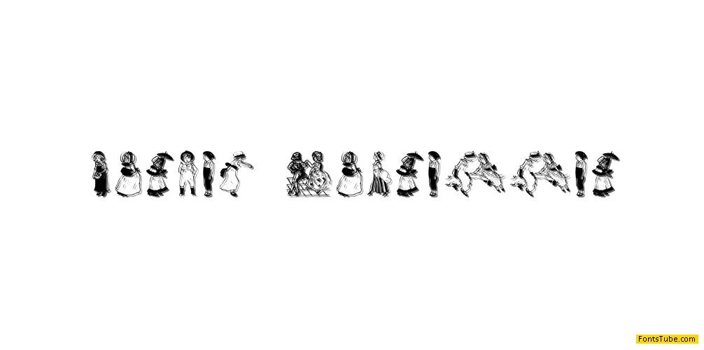 Kinder-Vignetten Font