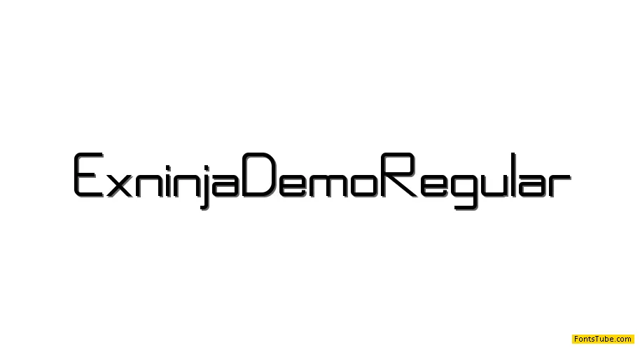 Exninja Demo Font Family