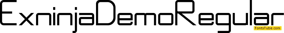 Exninja Demo Font Family