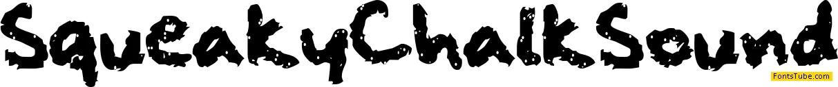 squeaky chalk sound Font