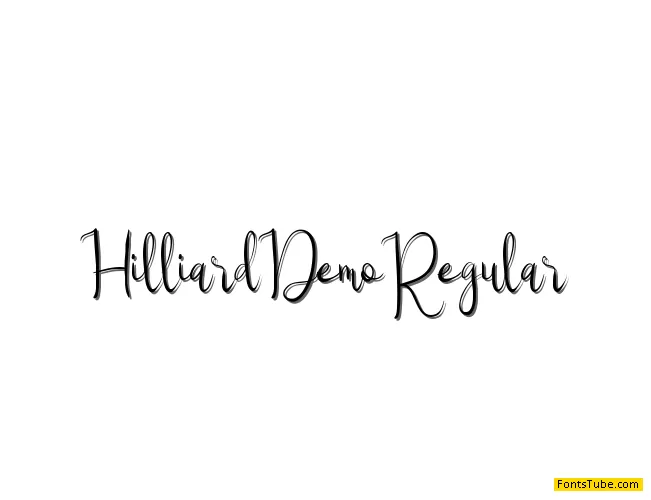 Hilliard Demo Font Family