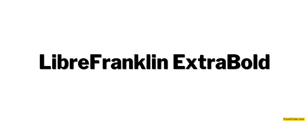 Libre Franklin Font Family