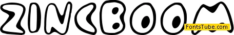 Zinc Boomerang Font