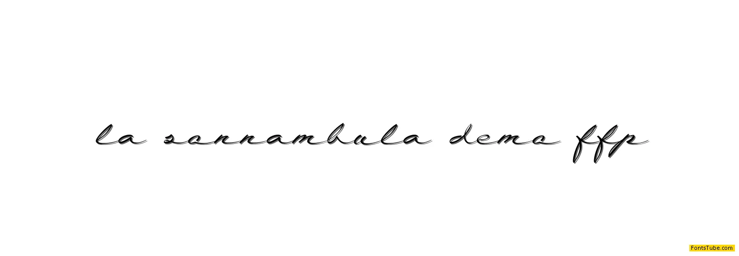 La Sonnambula Font