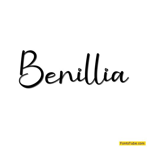 Benillia Font