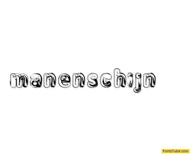 Manenschijn_02 Font
