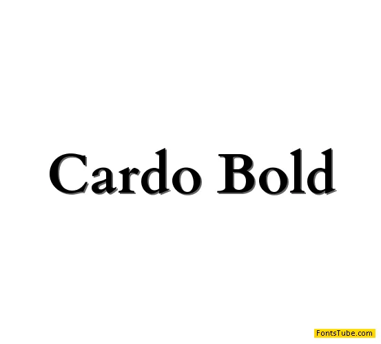 Cardo Font Family