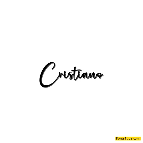 Cristiano - Personal Use Font