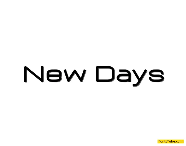 NewDays Font