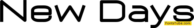 NewDays Font