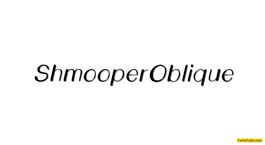 Shmooper Font Family