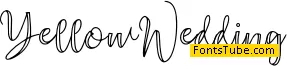 YellowWedding Font