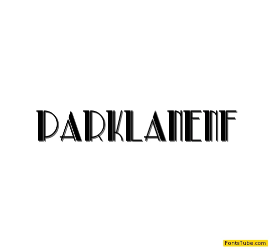 Park Lane NF Font