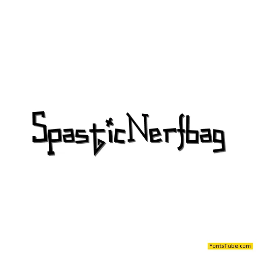 Spastic Nerfbag Font