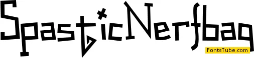 Spastic Nerfbag Font