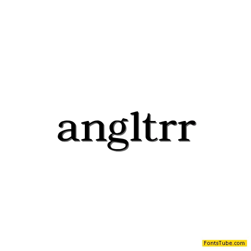 Angleterre Book Font