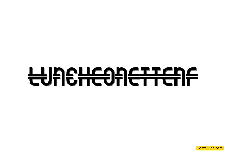 Luncheonette NF Font