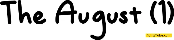The August Font